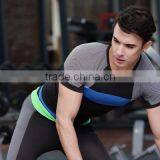 Customize Personal Brand Logo Contrast Color Gym T Shirts for Men thumbnail-2