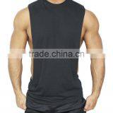 Wholesale Classic Plain Men Gym Tank Tops thumbnail-3