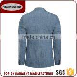 New 2017 European Polyester Viscose Denim Fashion Custom Made Jacket Latest Suit Styles For Men thumbnail-2