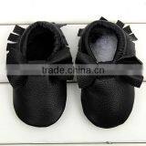 Wholesale Shoes Baby Moccasins 100% Baby Leather Shoes Factory Direct Sale thumbnail-2