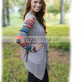 Zm50281b Europe Autumn and Winter Ladies Long Sleeve Blouse New Style Printed Women Cardigan thumbnail-5