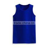 Children Clothing Fashion Style Newest Design Custom Kids Wholesale Plain White Tank Top thumbnail-5