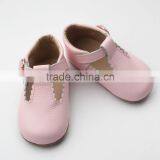 2017 Customize Sample Leather Baby Kids Shoe With T-bar Shoe thumbnail-5