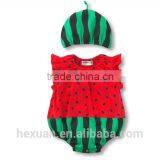 Cute Printed Cotton Short Sleeve Baby Boy Clothes Set Romper thumbnail-2