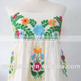 Fashion Mexico Manufacturers Strapless Embroidered Mexican Clothing thumbnail-5