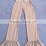 Factory OEM Custom Women New Design Yoga Pants Ruffle Capri Leggings Sportswear Activewear thumbnail-5