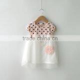 Girl Polkat Tulle Dress Kids Long Tutu Dress thumbnail-1