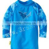2014 Blue UPF50+ Rash Guard for Boy