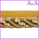 New Style 4.2cm Width Dark Pink Cotton Accessories Curtain Fringe for Decoration thumbnail-1