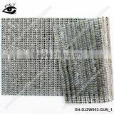 New Design Hotfix Rhinestone With Pearl Mesh Iron on Transfer Hotfix Rhinestone Mesh Pearl Mesh for Dress thumbnail-1