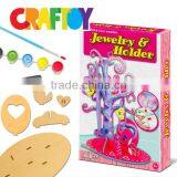 Art & Craft Kit Wooden Toy Wooden Love Bird Jewelry n Holder thumbnail-2