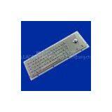 Meet IP65 Panel Mount Metal Keyboard With Trackball PS/2 or USB MKB-64A-TB thumbnail-1