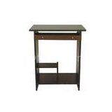 Study Computer Table Wooden Office Desk , Walnut Melamine 15mm PB Board DX-8883 thumbnail-1