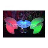 Multi Color Luminous Led Lounge Furniture And Nightclub Tables PE Material thumbnail-1