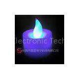 Blue Flickering LED Candles , PP Plastic Flameless LED Tealight Candles