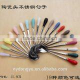 High Quality Stainless Steel Coffee Spoon /jshmg Porcelain Stainless Steel Tea Spoon /fancy Dinnerware Tableware