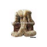 Raccoon Fur Trimming Waistcoat thumbnail-1
