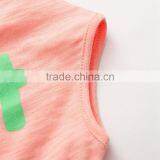 Girls Bat Sleeve Loose Lovely Print Shoulder Crewneck Undershirt T-shirts thumbnail-5