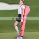 Leather GOLF Club Carrier Case Travel Sunday Bag thumbnail-4