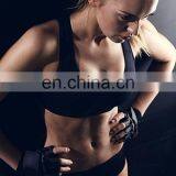 Polyester Spandex Fitness Crop-top, Gym Sports Bra, Black, Sublimation, Crossfit, Calisthenics