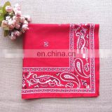 100% Cotton Bandana For Head With Flower Patterns