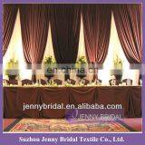 BCK011 Wholesale Wedding Backdrop Stage Backdrop Design Velvet Curtain thumbnail-1