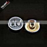 Custom Denim Alloy Rivet Button With Brand Name Logo thumbnail-6