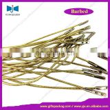 treasury tag elastic metallic 1.5mm with metal end factory direct sale