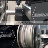 AWR32H automatic alloy wheel repair lathe with taiwan syntec cnc system