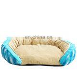Custom Brand FBA Orthopedic Faux Fleece Chenille Sofa-Style Couch Pet Bed for Dogs & Cats, Coffee, Jumbo thumbnail-2