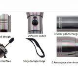 Wholeslae Good Quality Seeking Hiking Hunting Camping Solar Flashlight USB thumbnail-2