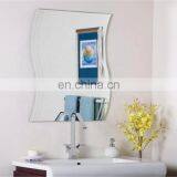 Frameless Irregular Wave Shaped S Shaped Silver Mirror Wall Mirror Candle Plate thumbnail-2