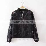 OEM Clothing 2015 Plus Size Clothing Women Clear Bomer Jacket thumbnail-3