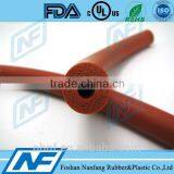 10 Shore C Brownish-red Color Soft Rubber Tubing thumbnail-1