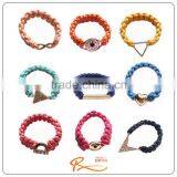 2016 Newest Artificial Jewellery Girls Woven Handmade Rings Jewelry Fashion Ring thumbnail-1