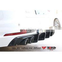 Car Accessories Auto Carbon Fiber Rear Bumper Kits Diffuser Lip For AUDI A4 S4 B9 Sport thumbnail-5