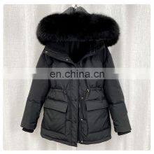 Wholesale Custom Women's Clothing Wear Multicolour Camouflage Christmas New Year Jacket Women Long Jacket Bubble Jacket thumbnail-3