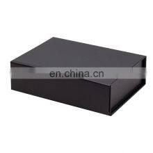 Custom a6 Shallow Black Retail Product Packaging Rigid Gift Box Packing With Magnetic Lid thumbnail-1