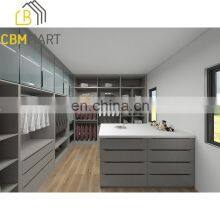 Customized Modular Kitchen Furniture Design Wood Grain Kitchen Cabinet for Wholesales thumbnail-3