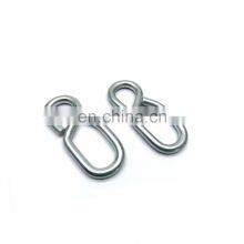 JRSGS Customized High Quality Rope Wire 8 Shaped Hook Steel Snap Hook Carabiner Rigging Hardware Hammock Hook thumbnail-3