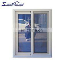 Superhouse Hot Sell High Quality Aluminium Fram Large View With Retractable Scree Sliding Glass Folding Door Window thumbnail-1