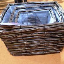 Outdoor Wicker Basket/Large Basket Planter Price thumbnail-1