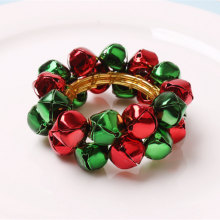 Fancy Gold Silver Beaded Napkin Ring Holder On Wholesale thumbnail-3