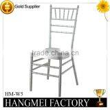 Wholesale Silver Stackable Wedding Chiavari Chair For Sale thumbnail-1