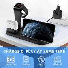 Online Hot Selling Wireless Charger Fast Charging 6 in 1 Wireless Charger Universal Station thumbnail-2