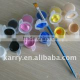 water color paint, acrylic paint ,glass paint, glitter glue