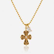 Stainless Steel Necklace For Marine Environments With Titanium Nitride Coating thumbnail-2