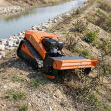 MTSK800 Industrial 4-Stroke 420cc Cordless Remote Control Track-mounted Flail Mulcher Multitask Vehicle CE EPA Approved thumbnail-1