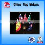 Custom Logo Design Sublimation Promotional Table Flag