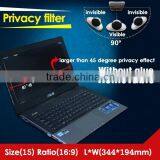 New 180 Degree Privacy Screen Protector 15 Inch 16:9 Factory Supply Competive Price and Good Quality
